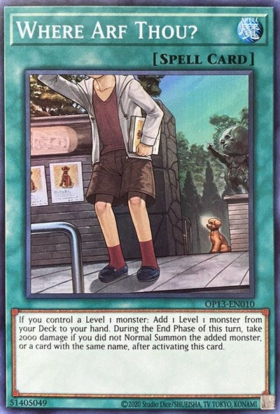 Where Arf Thou? (OP13-EN010) [OTS Tournament Pack 13]