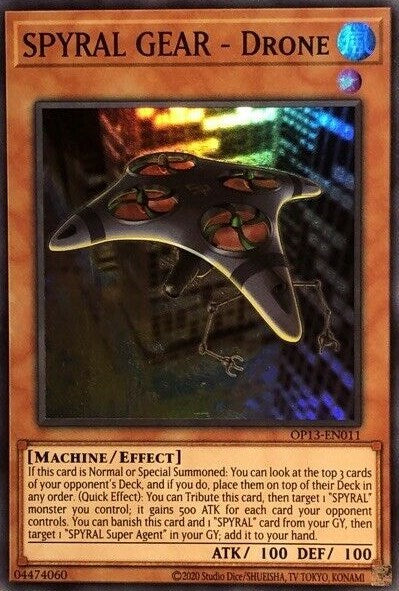 SPYRAL GEAR - Drone (OP13-EN011) [OTS Tournament Pack 13]