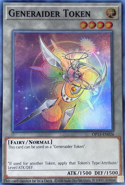 Token: Generaider (OP13-EN026) [OTS Tournament Pack 13]