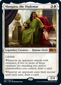 Mangara, the Diplomat (27) [Promo Pack: Core Set 2021]