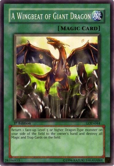 A Wingbeat of Giant Dragon (LOD-044) [Legacy of Darkness]