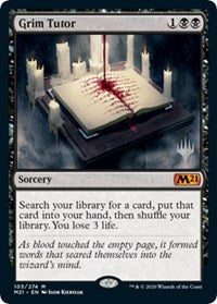 Grim Tutor (103) [Promo Pack: Core Set 2021]