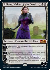 Liliana, Waker of the Dead (108) [Promo Pack: Core Set 2021]