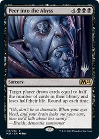 Peer into the Abyss (117) [Promo Pack: Core Set 2021]