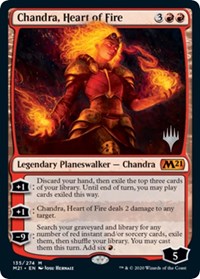 Chandra, Heart of Fire (135) [Promo Pack: Core Set 2021]
