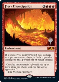 Fiery Emancipation (143) [Promo Pack: Core Set 2021]