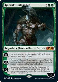 Garruk, Unleashed (183) [Promo Pack: Core Set 2021]