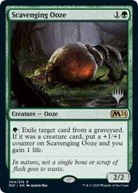 Scavenging Ooze (204) [Promo Pack: Core Set 2021]
