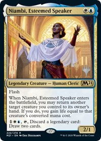 Niambi, Esteemed Speaker (222) [Promo Pack: Core Set 2021]