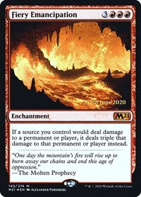 Fiery Emancipation (143) [Prerelease Cards]