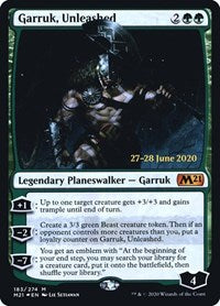 Garruk, Unleashed (183) [Prerelease Cards]