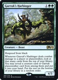 Garruk's Harbinger (185) [Prerelease Cards]