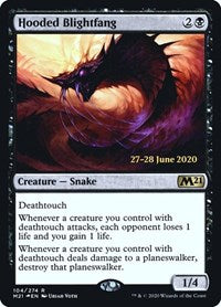 Hooded Blightfang (104) [Prerelease Cards]