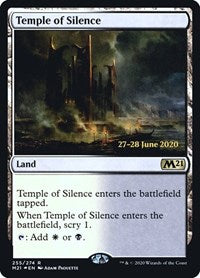 Temple of Silence (M21) (255) [Prerelease Cards]