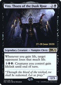 Vito, Thorn of the Dusk Rose (127) [Prerelease Cards]