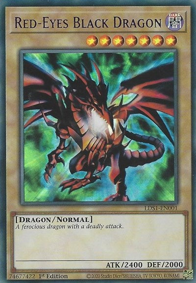 Red-Eyes Black Dragon (Purple) (LDS1-EN001) [Legendary Duelists: Season 1]