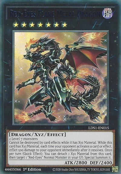 Red-Eyes Flare Metal Dragon (Blue) (LDS1-EN015) [Legendary Duelists: Season 1]