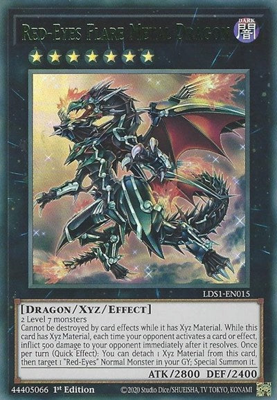 Red-Eyes Flare Metal Dragon (Green) (LDS1-EN015) [Legendary Duelists: Season 1]