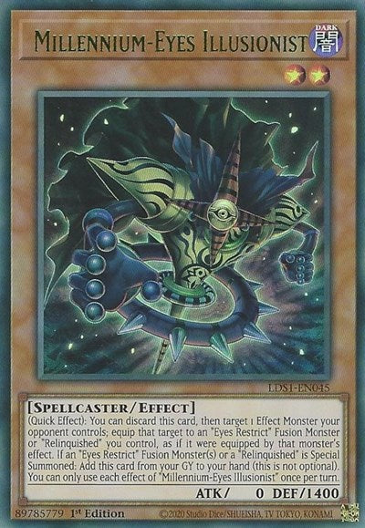 Millennium-Eyes Illusionist (Green) (LDS1-EN045) [Legendary Duelists: Season 1]