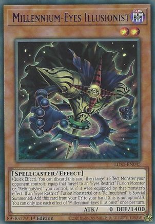 Millennium-Eyes Illusionist (Purple) (LDS1-EN045) - Legendary Duelists: Season 1 1st Edition