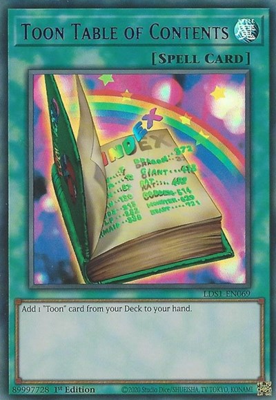 Toon Table of Contents (Purple) (LDS1-EN069) [Legendary Duelists: Season 1]