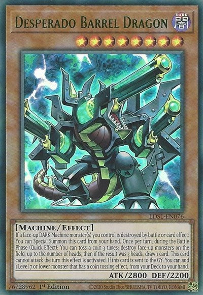 Desperado Barrel Dragon (Green) (LDS1-EN076) [Legendary Duelists: Season 1]
