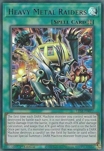 Heavy Metal Raiders (Blue) (LDS1-EN077) [Legendary Duelists: Season 1]