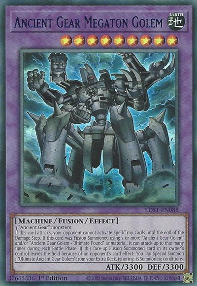 Ancient Gear Megaton Golem (Blue) (LDS1-EN088) [Legendary Duelists: Season 1]