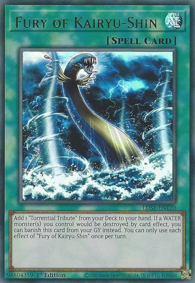 Fury of Kairyu-Shin (LDS1-EN120) [Legendary Duelists: Season 1]