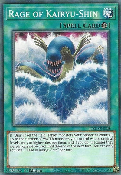 Rage of Kairyu-Shin (LDS1-EN028) [Legendary Duelists: Season 1]