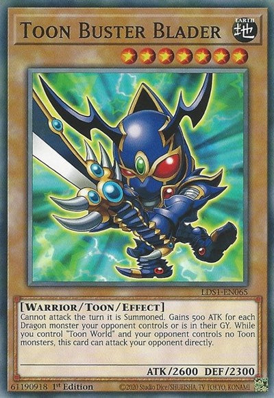 Toon Buster Blader (LDS1-EN065) [Legendary Duelists: Season 1]