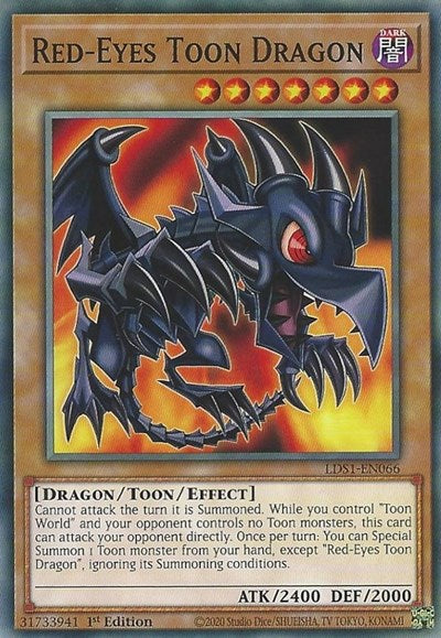 Red-Eyes Toon Dragon (LDS1-EN066) [Legendary Duelists: Season 1]