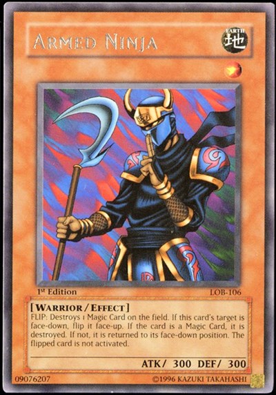 Armed Ninja (LOB-106) [The Legend of Blue Eyes White Dragon]