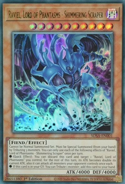 Raviel, Lord of Phantasms - Shimmering Scraper (SDSA-EN001) [Structure Deck: Sacred Beasts]