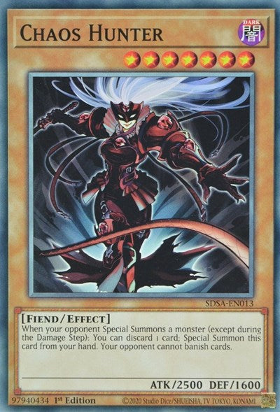 Chaos Hunter (SDSA-EN013) [Structure Deck: Sacred Beasts]