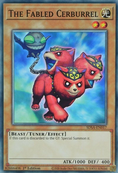 The Fabled Cerburrel (SDSA-EN017) [Structure Deck: Sacred Beasts]