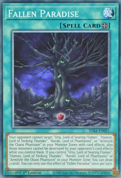 Fallen Paradise (SDSA-EN021) [Structure Deck: Sacred Beasts]