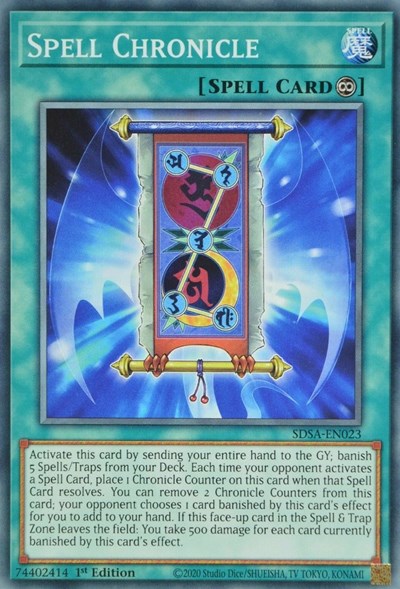 Spell Chronicle (SDSA-EN023) [Structure Deck: Sacred Beasts]