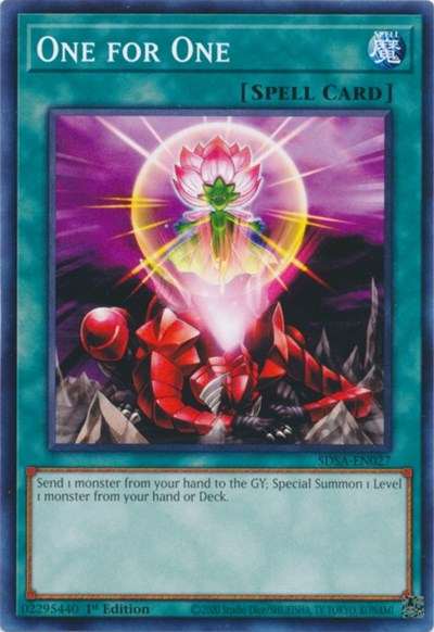 One for One (SDSA-EN027) [Structure Deck: Sacred Beasts]