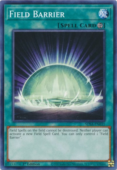 Field Barrier (SDSA-EN031) [Structure Deck: Sacred Beasts]