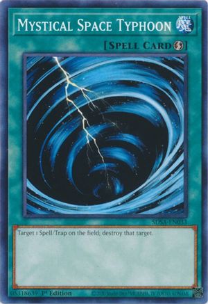 Mystical Space Typhoon (SDSA-EN033) - Structure Deck: Sacred Beasts 1st Edition