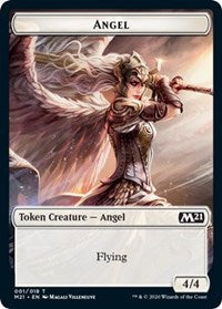 Angel // Griffin Double-Sided Token (1 // 3) [Core Set 2021]