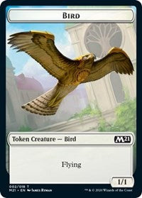 Bird // Griffin Double-Sided Token (2 // 3) [Core Set 2021]