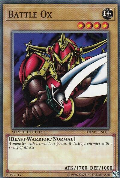 Battle Ox (DEM5-EN002) [Speed Duel Demo Deck]