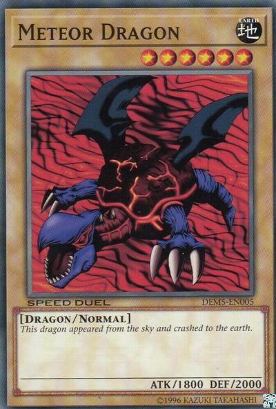 Meteor Dragon (DEM5-EN005) [Speed Duel Demo Deck]