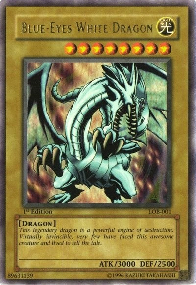 Blue-Eyes White Dragon (LOB-001) [The Legend of Blue Eyes White Dragon]