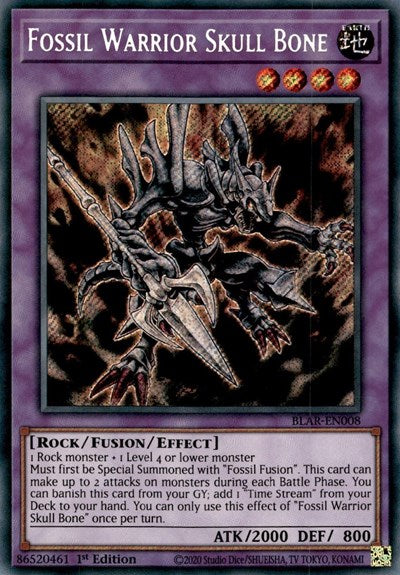 Fossil Warrior Skull Bone (BLAR-EN008) [Battles of Legend: Armageddon]