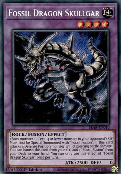 Fossil Dragon Skullgar (BLAR-EN010) [Battles of Legend: Armageddon]