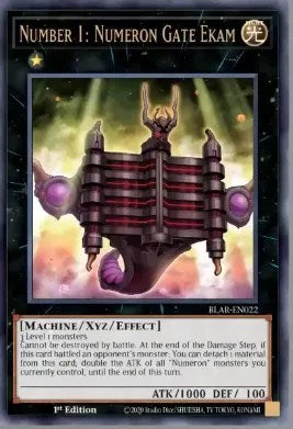 Number 1: Numeron Gate Ekam (BLAR-EN022) [Battles of Legend: Armageddon]