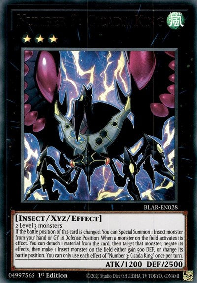 Number 3: Cicada King (BLAR-EN028) [Battles of Legend: Armageddon]